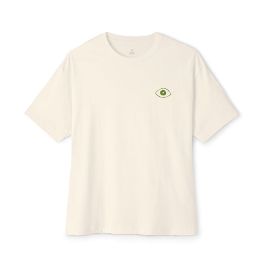 The Bureau "Birds" Green Oversized Boxy Tee