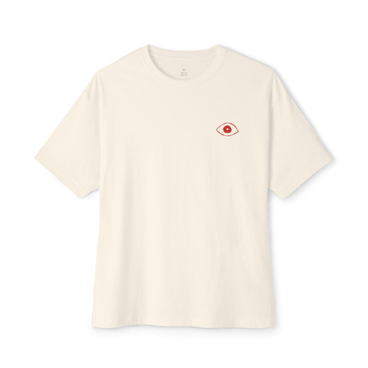 The Bureau "Birds" Red Oversized Boxy Tee