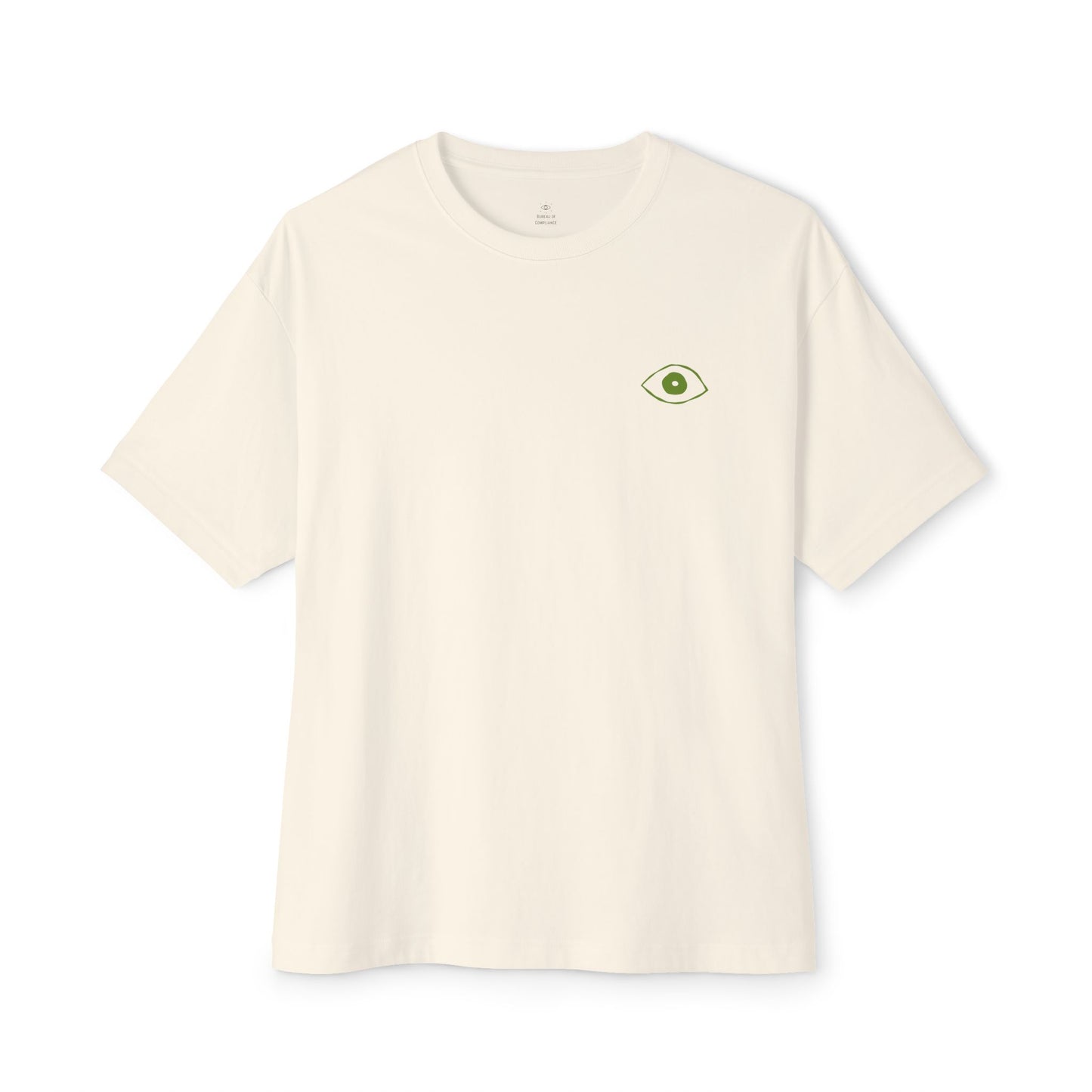 The Bureau "Birds Aren't Real" Green Oversized Boxy Tee