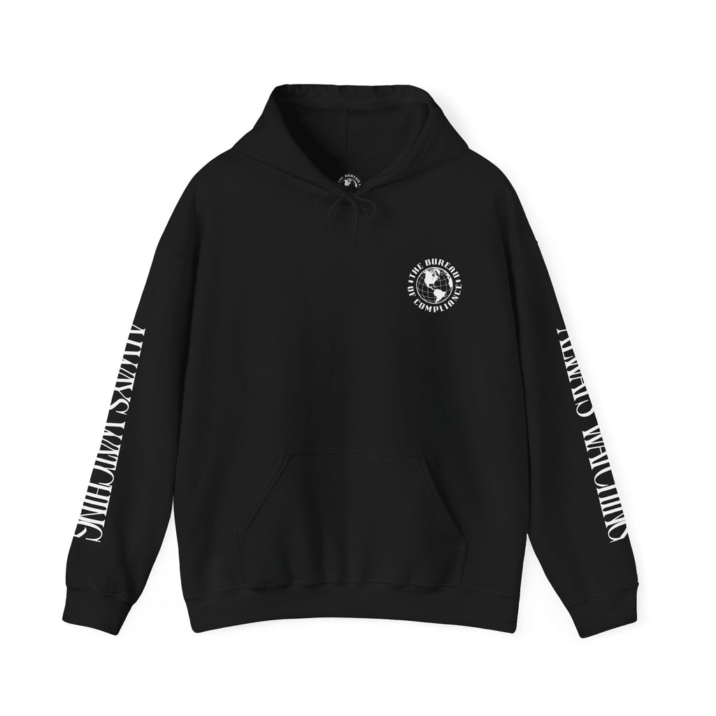 The Bureau Hoodie — 'Always Watching' Graphic Pullover