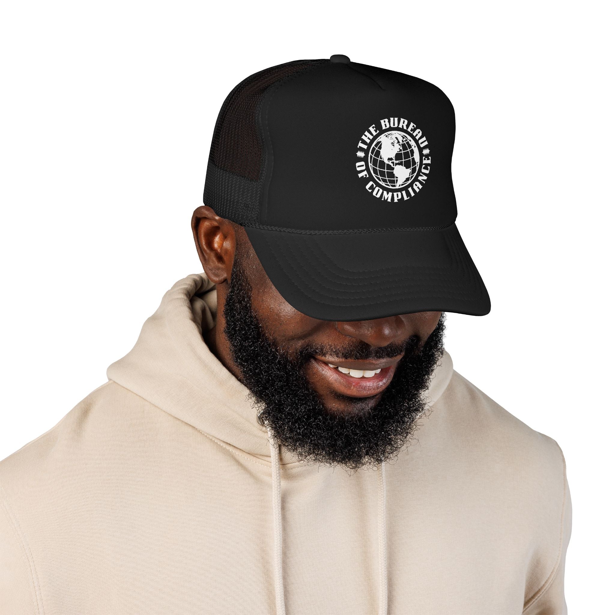 Foam Trucker Hat — The Bureau of Compliance Logo Hat