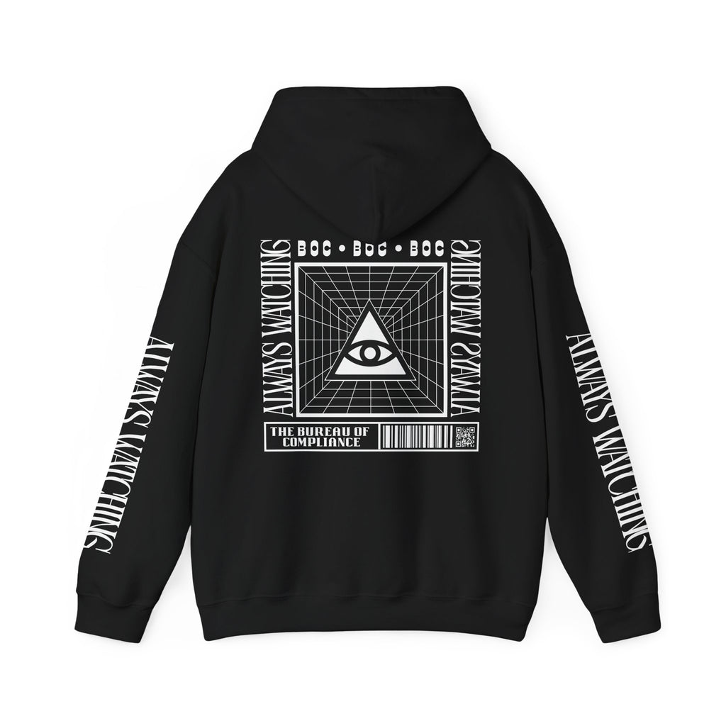 The Bureau Hoodie — 'Always Watching' Graphic Pullover