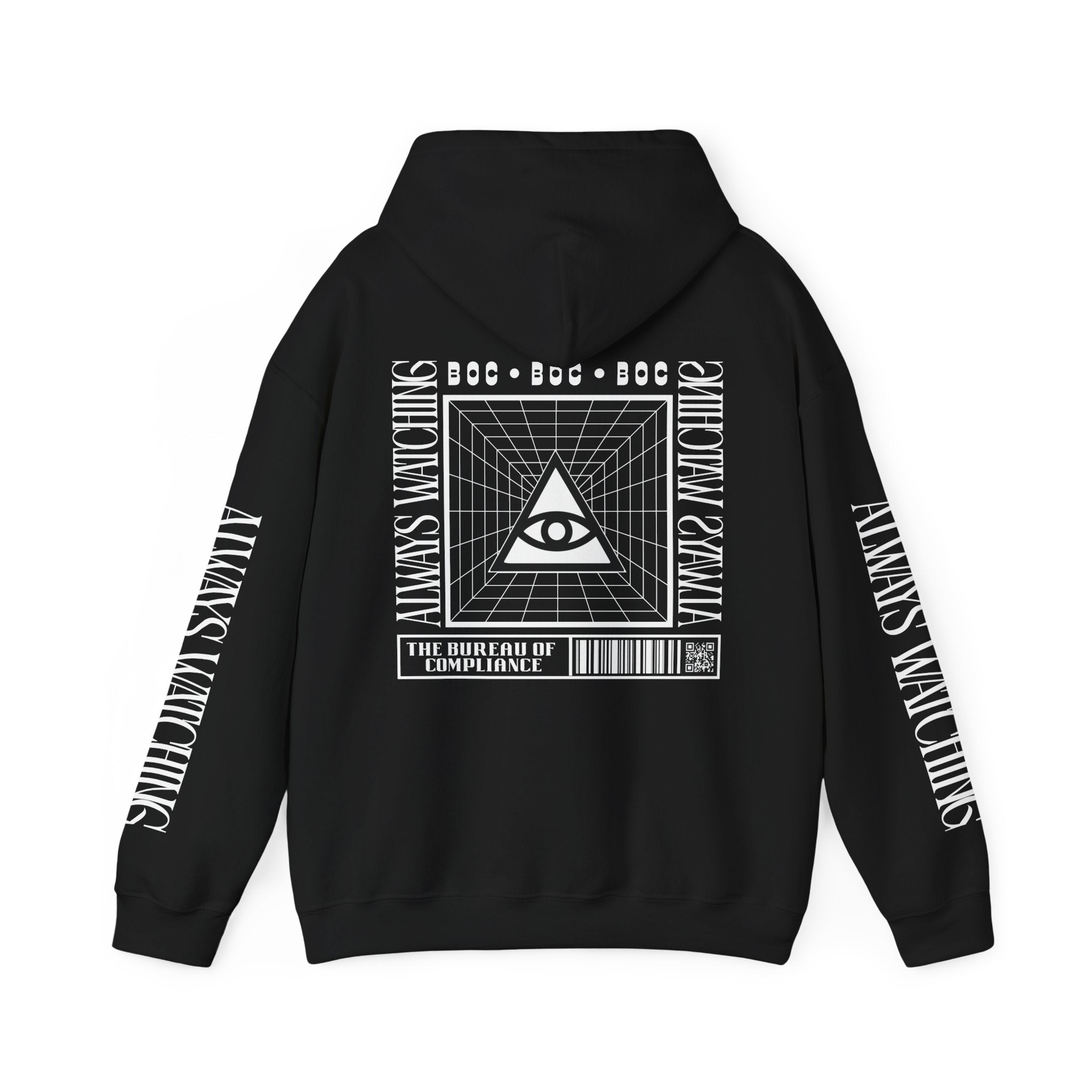 The Bureau Hoodie — 'Always Watching' Graphic Pullover