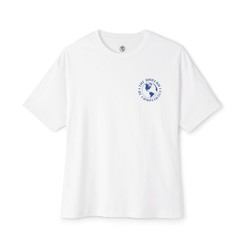 The Bureau 'Always Watching' Oversized Tee — "ALWAYS WATCHING" Back Print