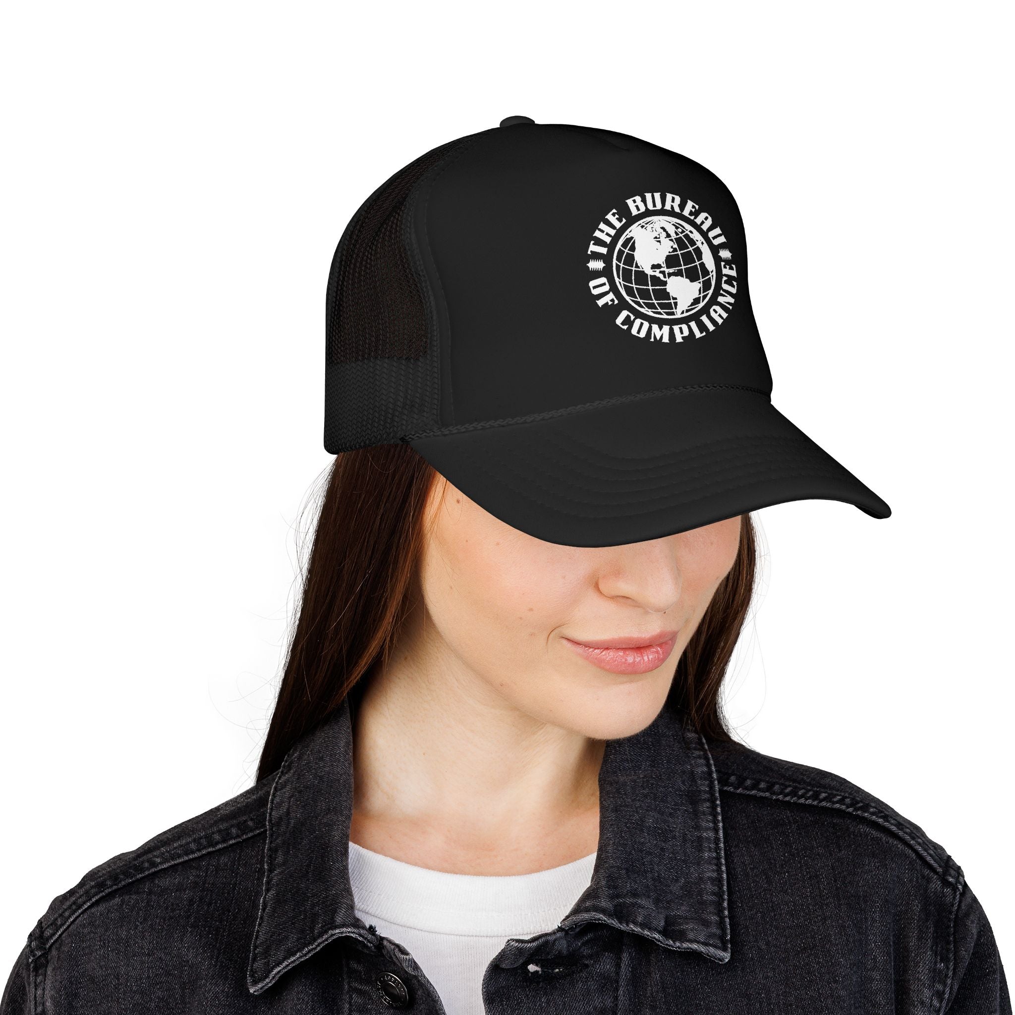 Foam Trucker Hat — The Bureau of Compliance Logo Hat