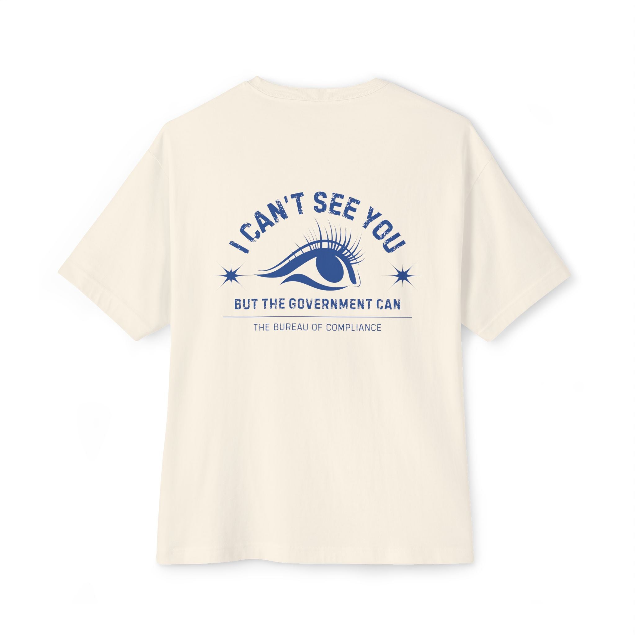 The Bureau 'Always Watching' Oversized Tee — "ALWAYS WATCHING" Back Print