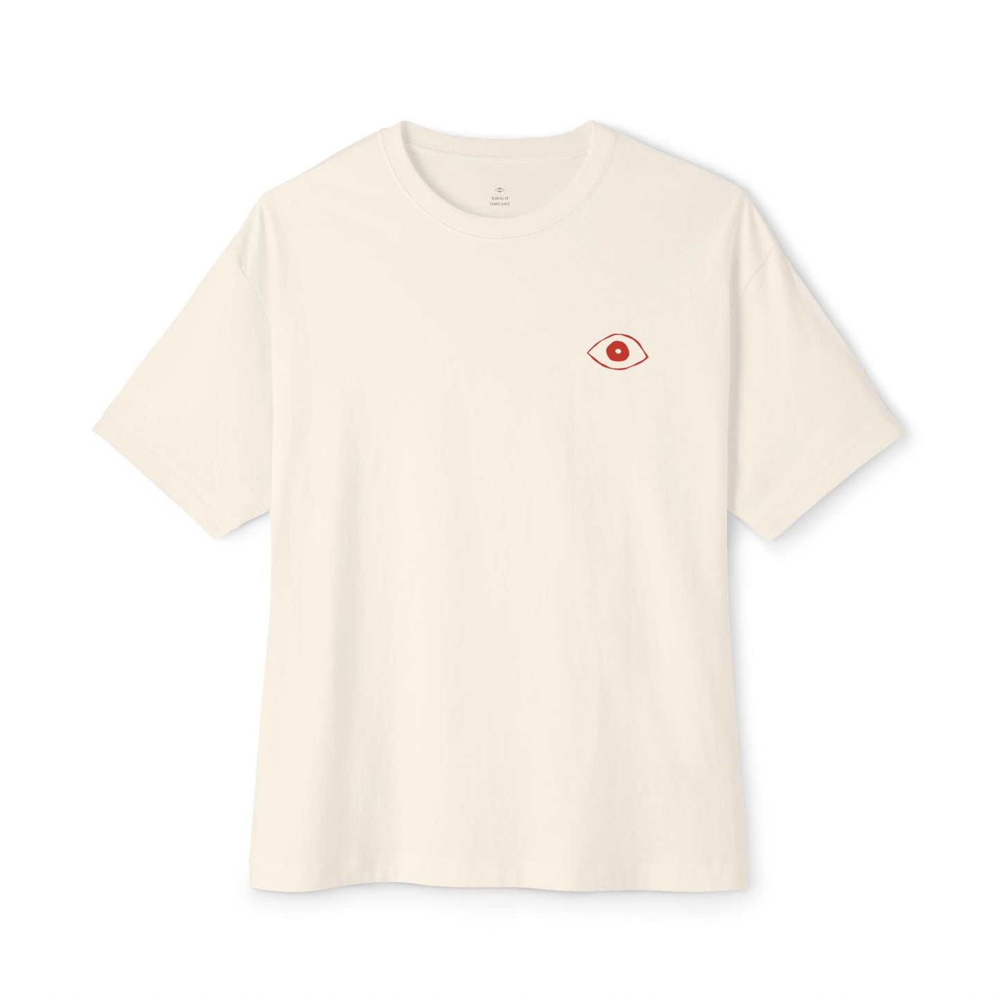 The Bureau "Birds Aren't Real" Red Oversized Boxy Tee