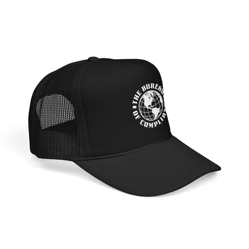 Foam Trucker Hat — The Bureau of Compliance Logo Hat
