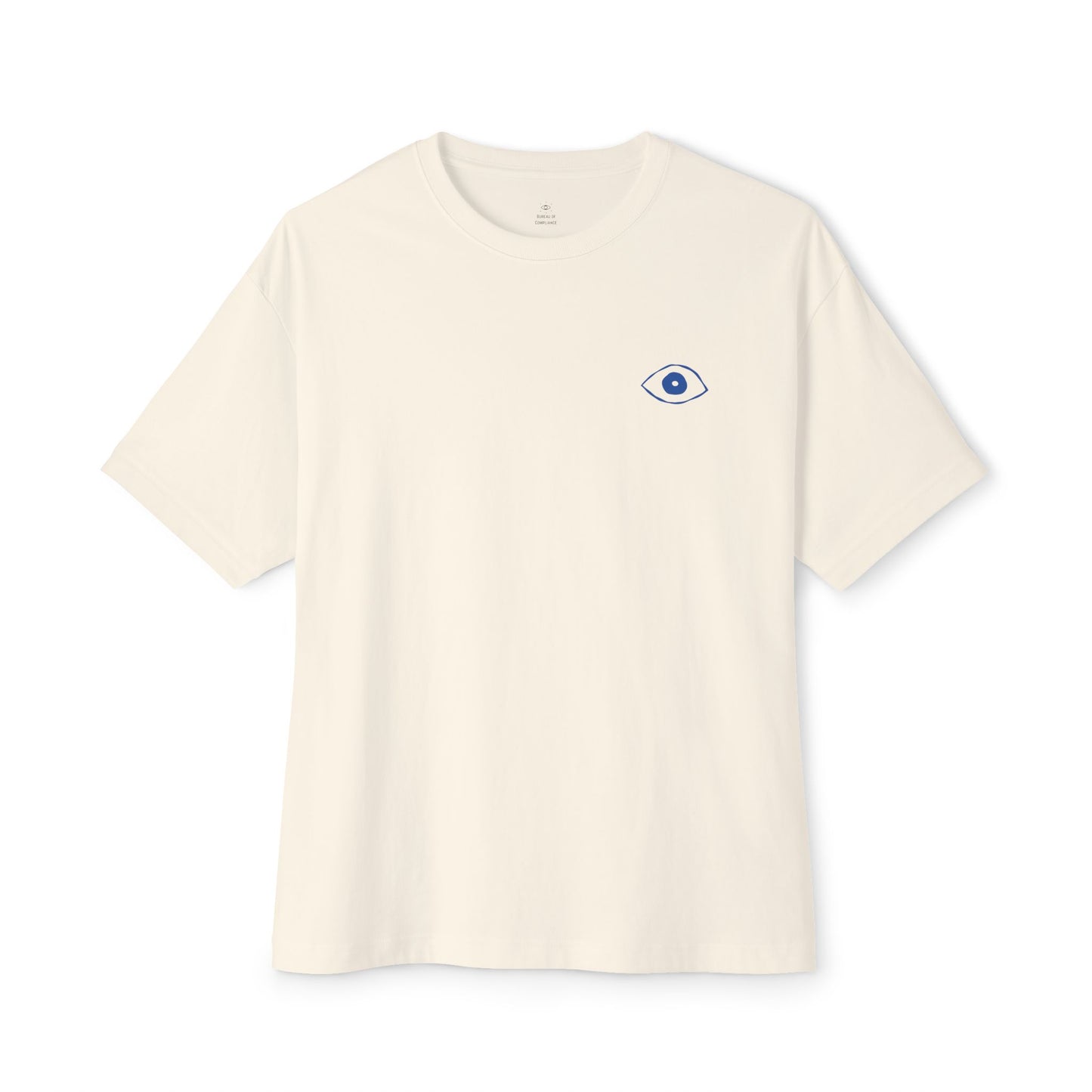 The Bureau "Birds Aren't Real" Blue Oversized Boxy Tee